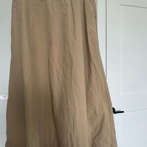 Banana Republic Maxi Skirt in Camel Tan